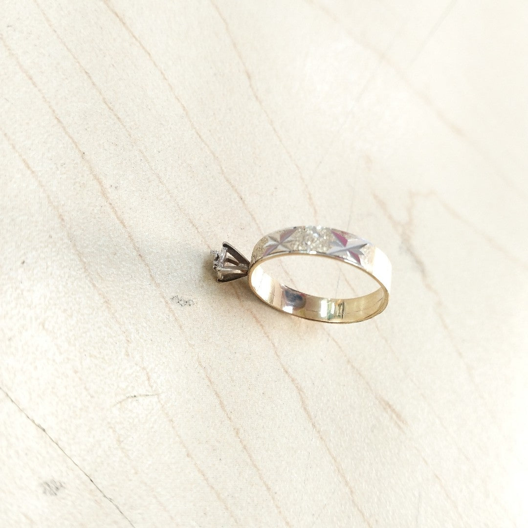 ANILLITO ORO, RODIADO 14 K 2.1 GRMS (SEMINUEVO)