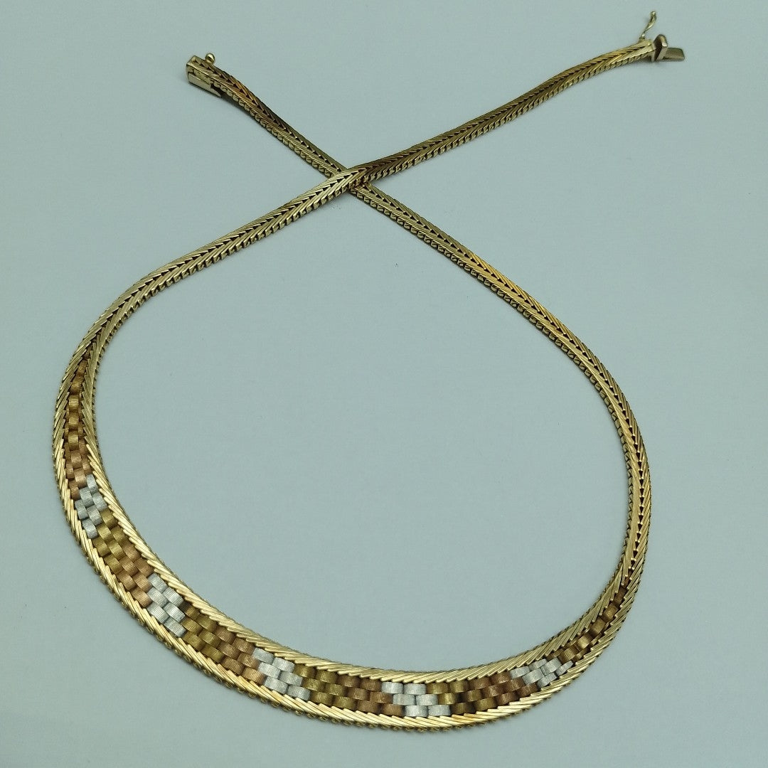 GARGANTILLA ORO,ORO COMBINADO 14 K 29,00 GRMS (SEMINUEVO)