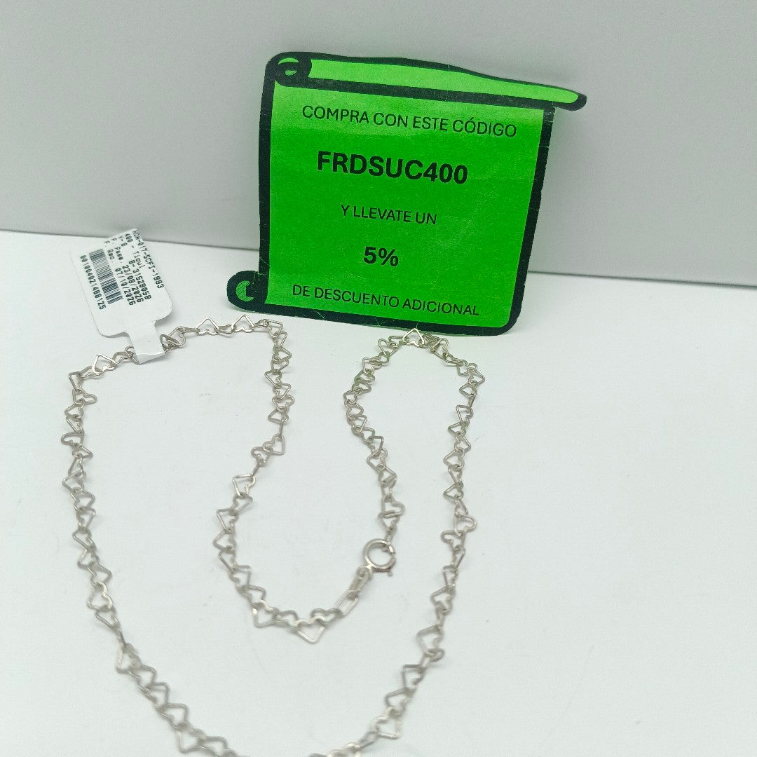 CADENA PLATA 2.7 GRMS (SEMINUEVO)