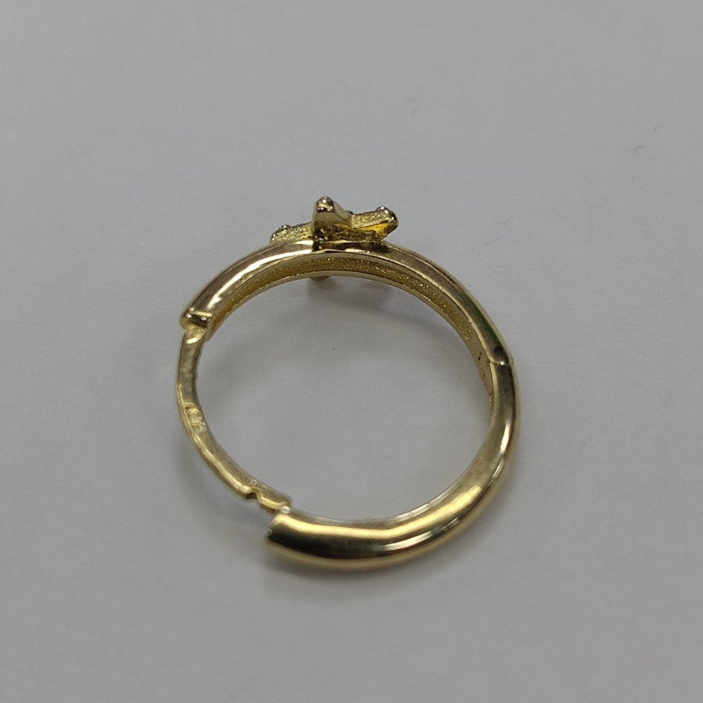 ARETES ARRACADAS FIG ESTRELLA CIRCONIAS 10K 1.7 GR (NUEVO)