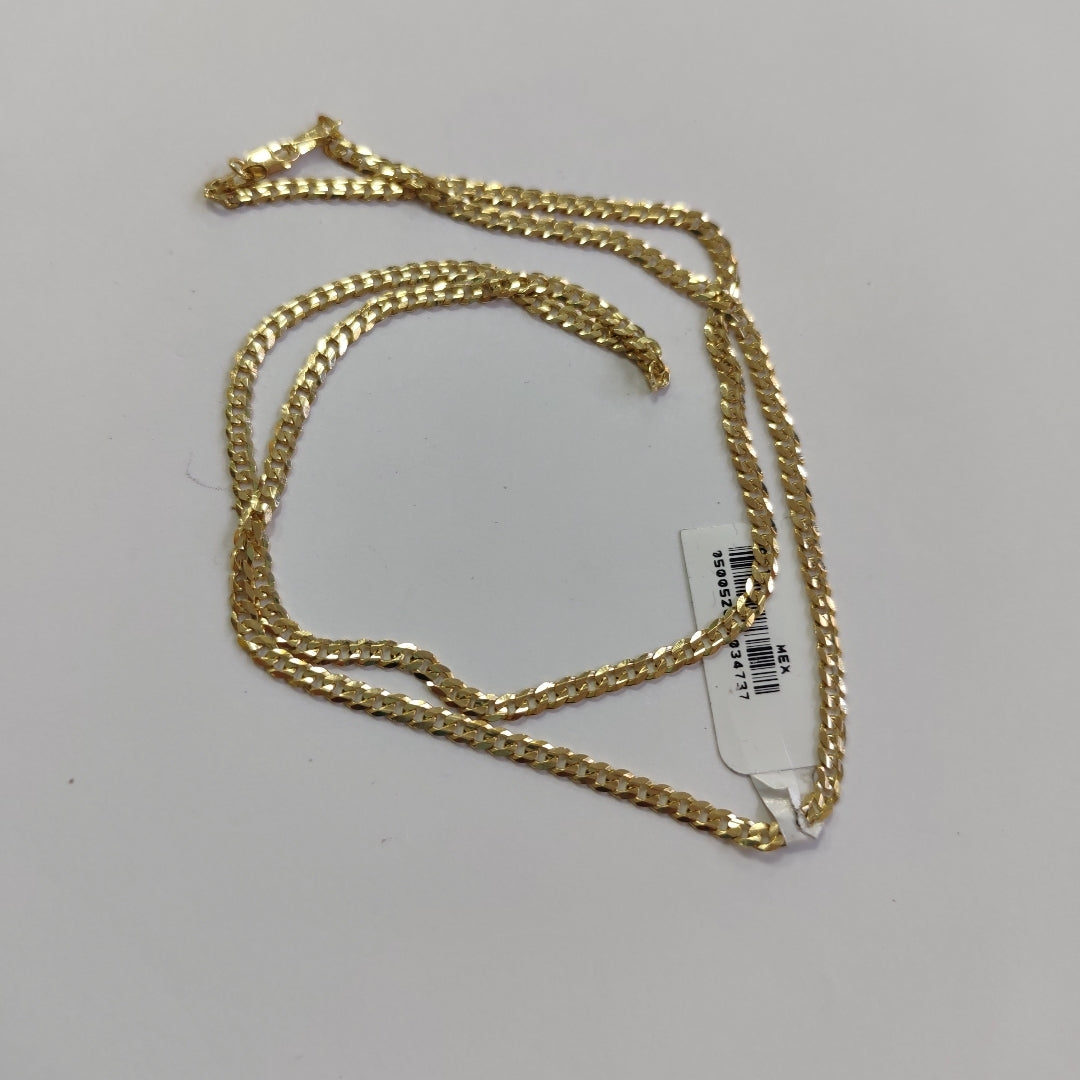 CADENA BARBADA 14K 60 CM 10 GR (NUEVO)