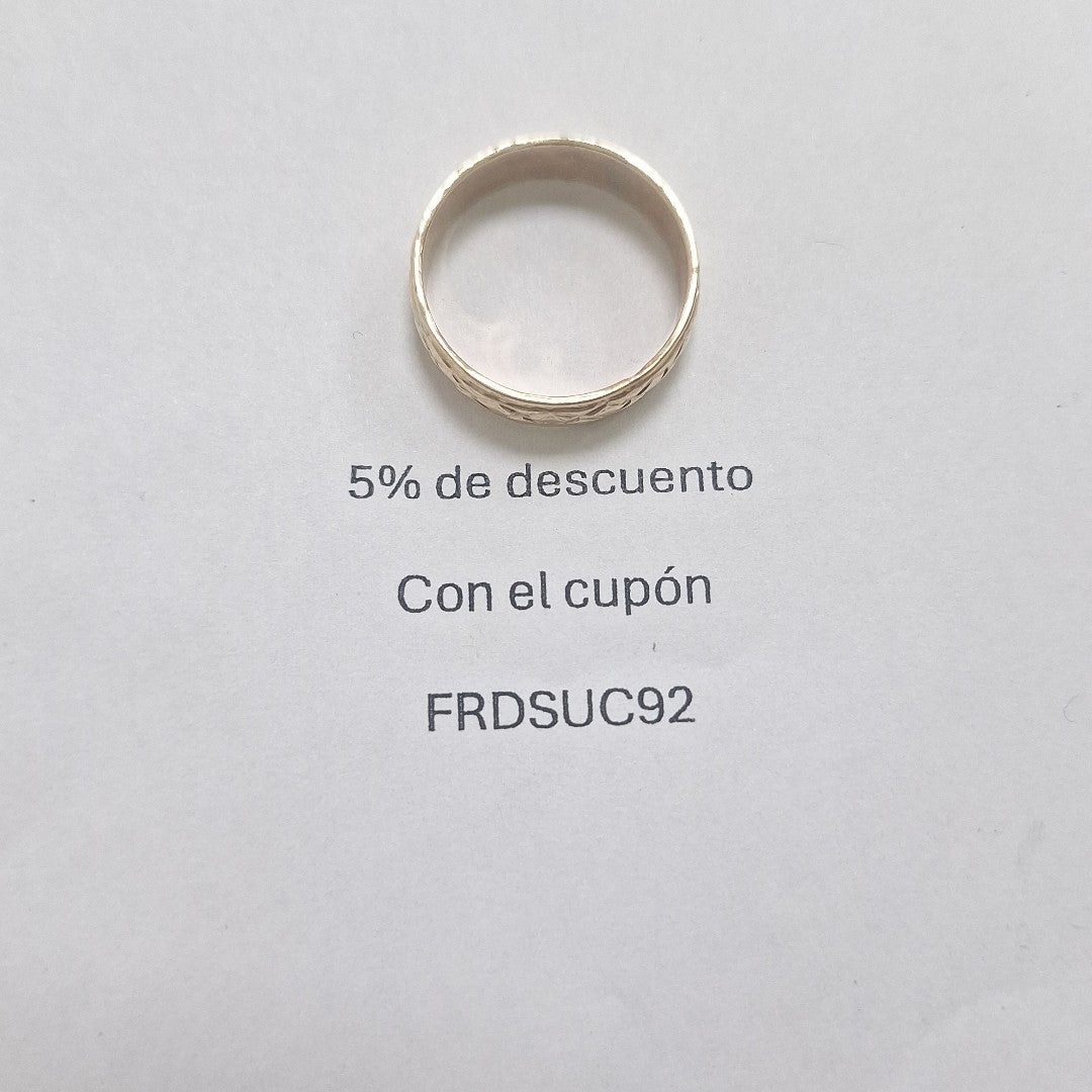 ARGOLLA ORO 10 K 3.3 GRMS (SEMINUEVO)