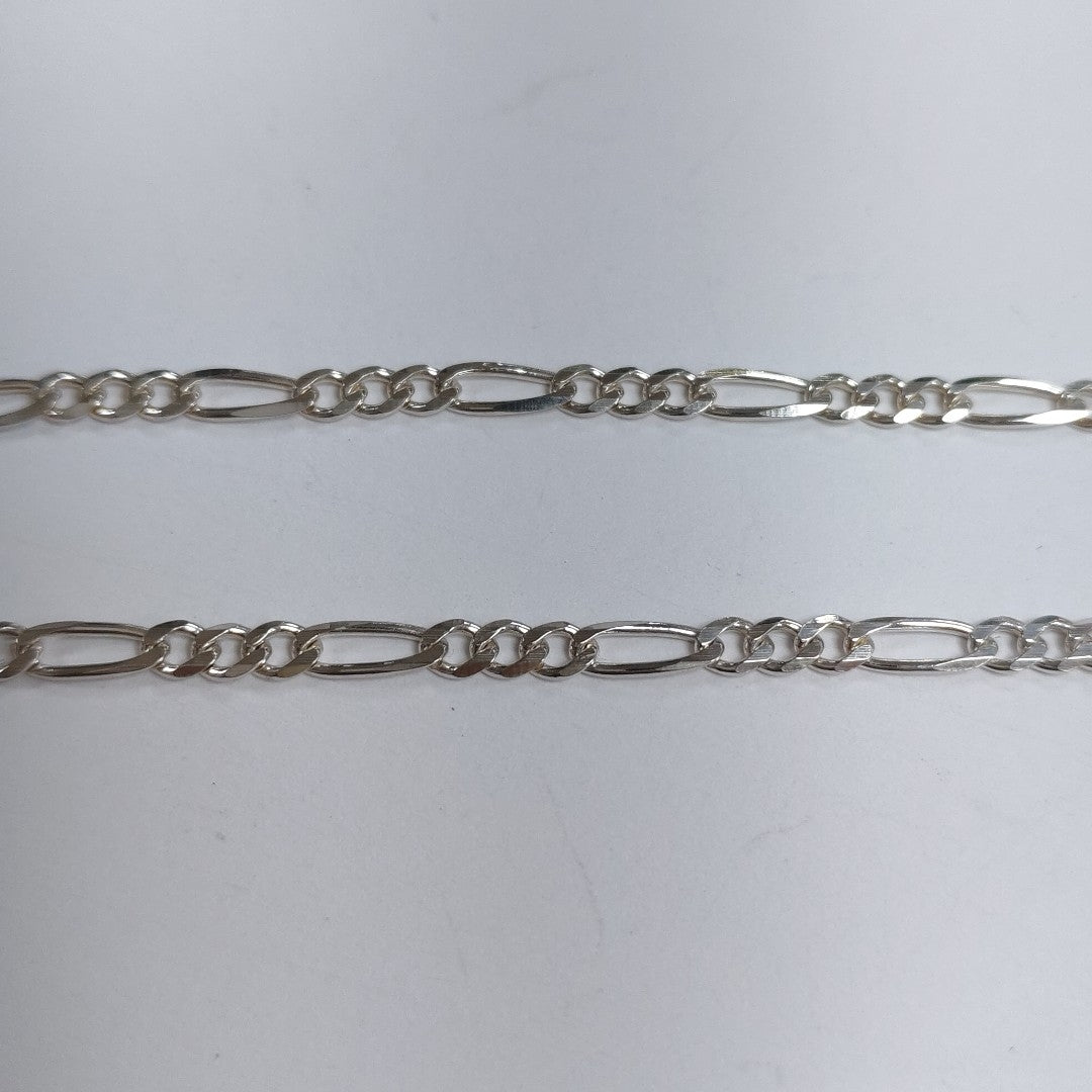 CADENA TEJIDO 3X1 PLATA .925 55 CM 7.5 GR (NUEVO)