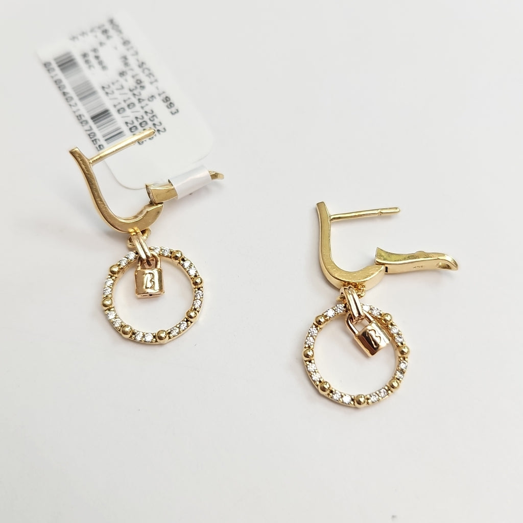 ARETES PAR ORO 14 K 4.7 GRMS (SEMINUEVO)