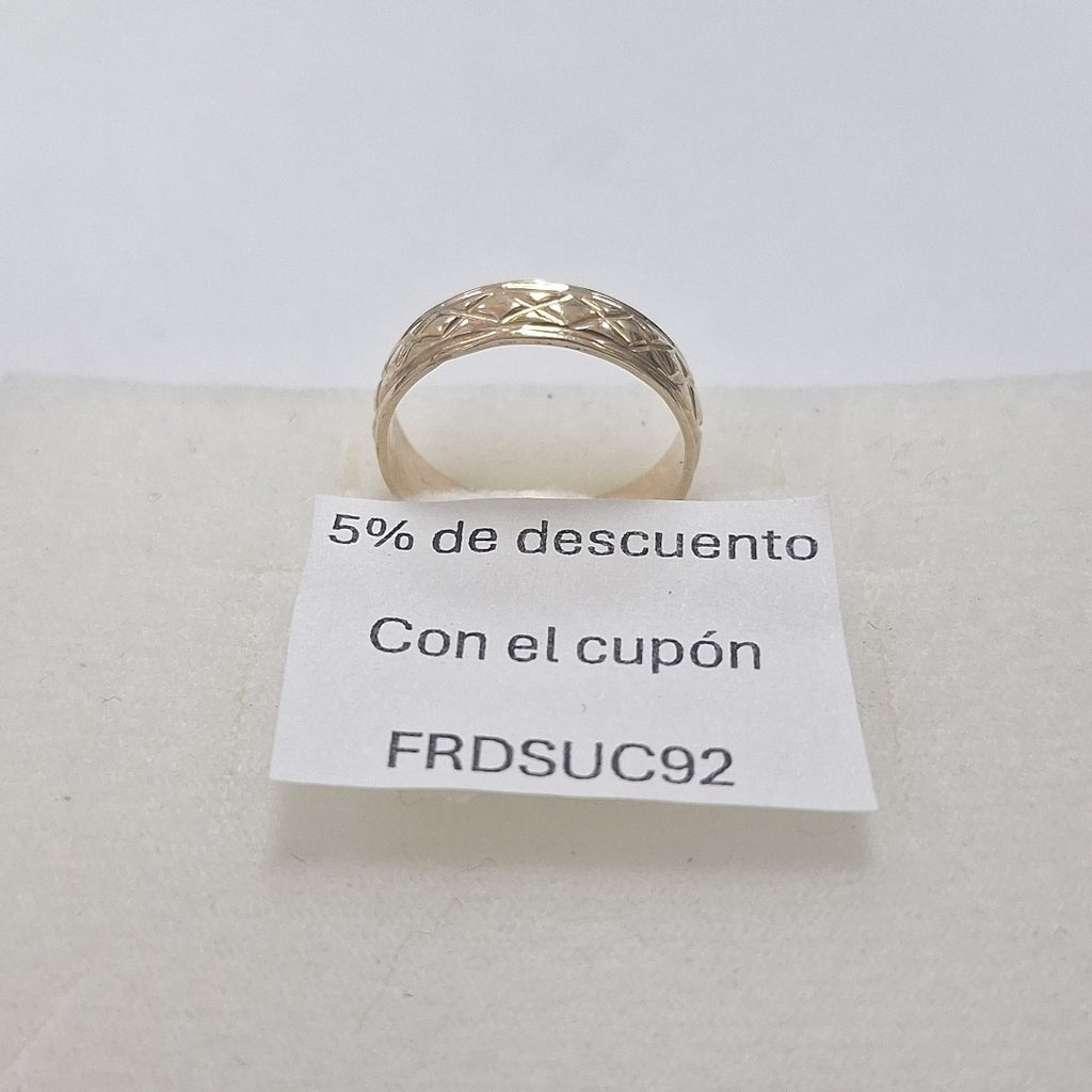 ARGOLLA ORO 10 K 3.2 GRMS (SEMINUEVO)