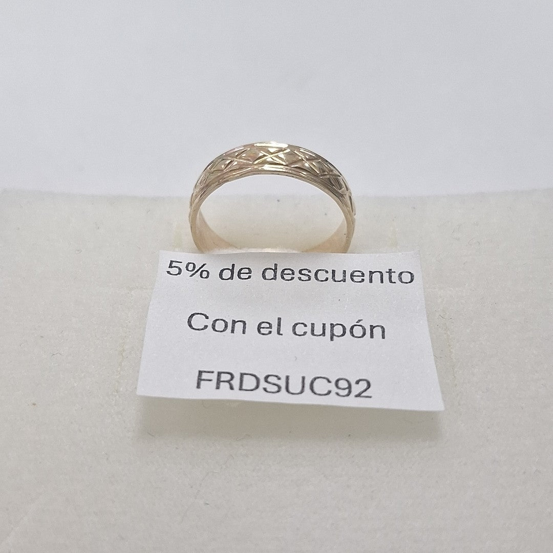 ARGOLLA ORO 10 K 3.2 GRMS (SEMINUEVO)