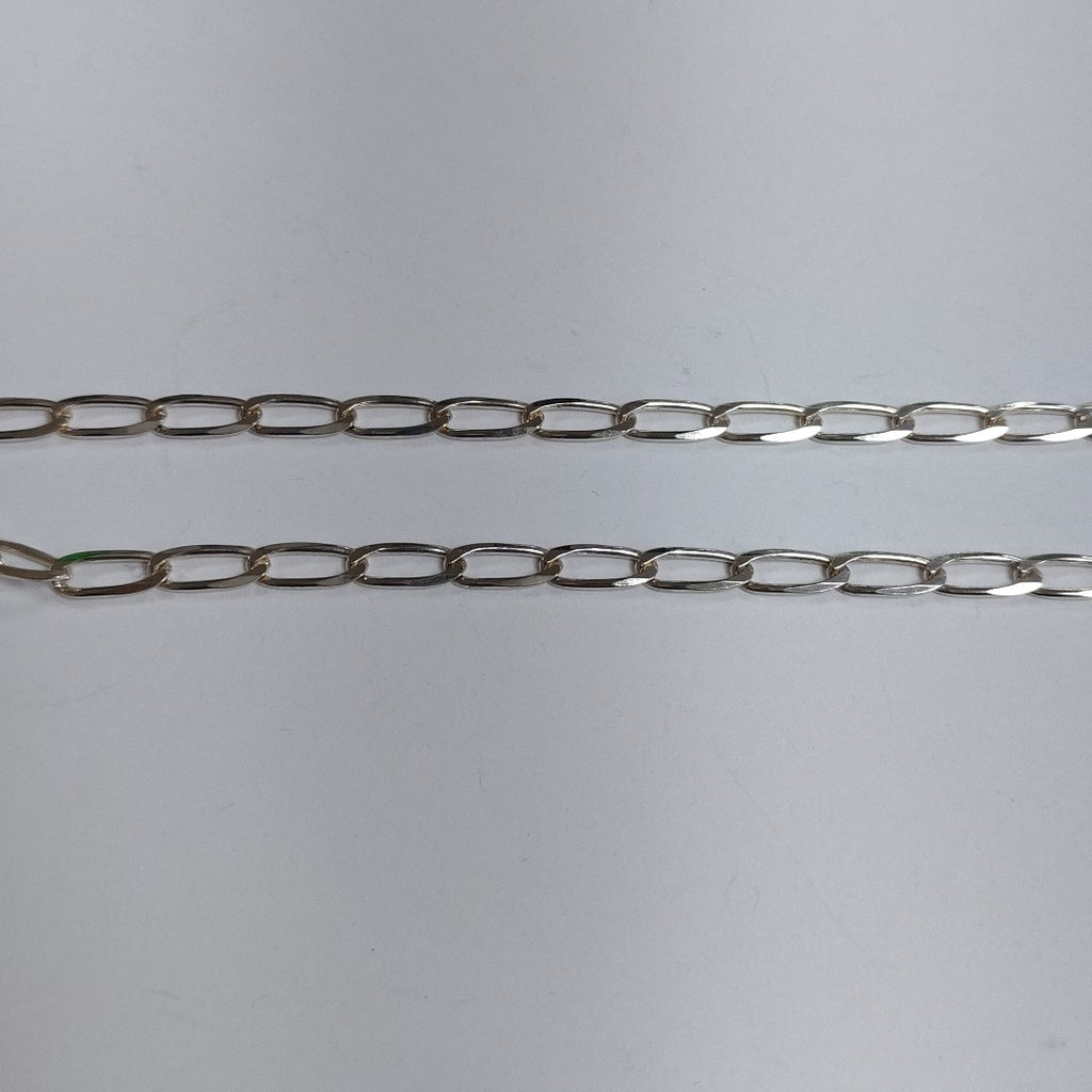 CADENA TEJIDO ESLABONES PLATA .925 55 CM 10.1 GR (NUEVO)