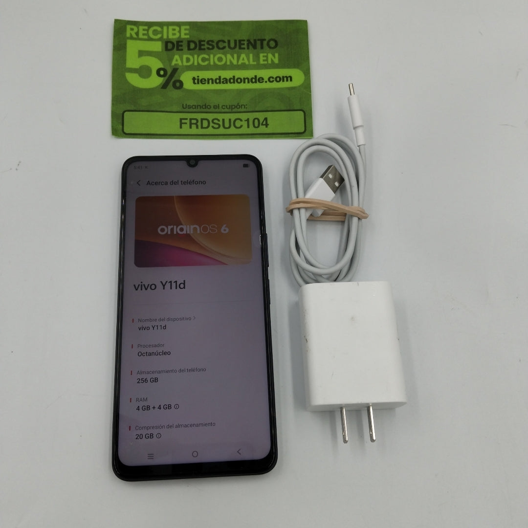 CELULAR VIVO Y11D V2555 (2026) 256 GB 4 GB RAM (SEMINUEVO)