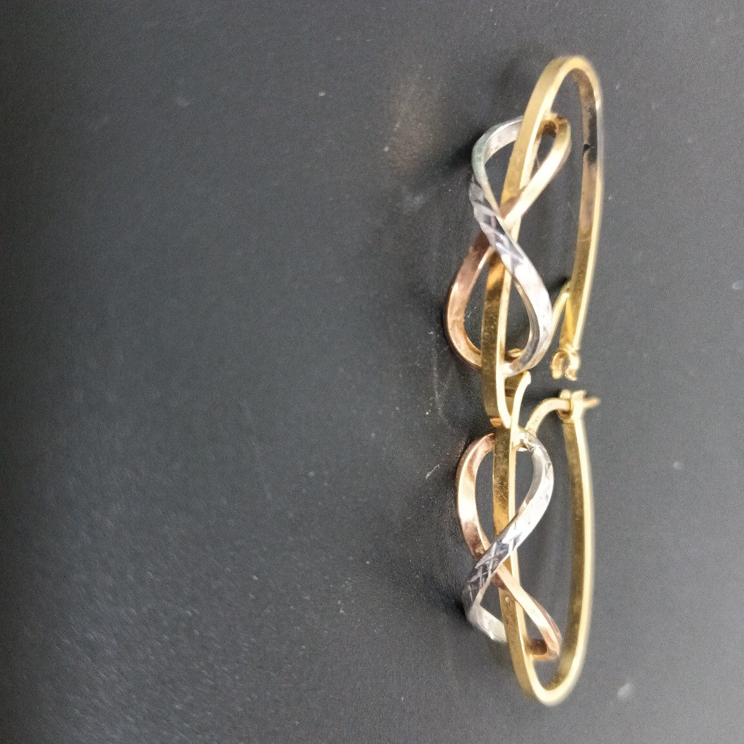 ARETES PAR ORO 14 K 2 GRMS (SEMINUEVO)