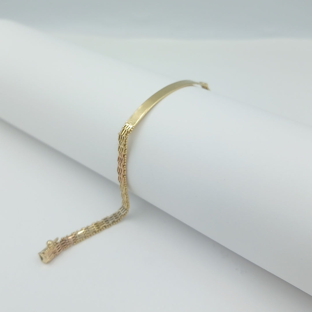 ESCLAVA ORO, ORO COMBINADO 14 K 8.1 GRMS (SEMINUEVO)