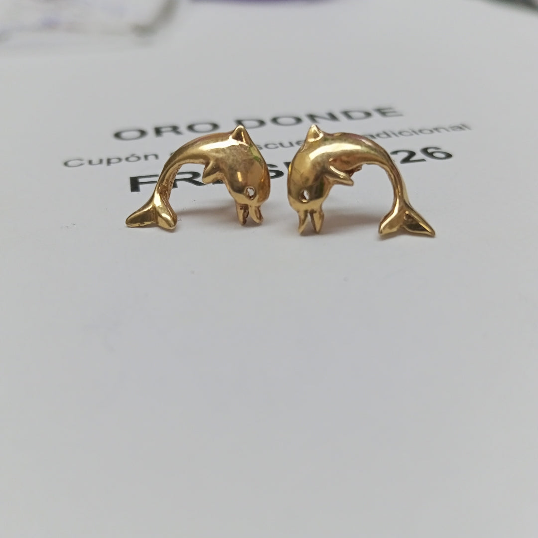 ARETES PAR ORO 10 K 2.5 GRMS (SEMINUEVO)