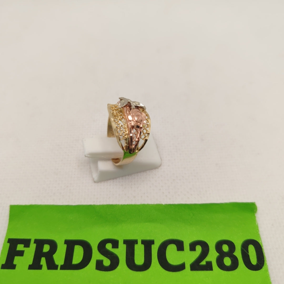 ANILLITO ORO, ORO COMBINADO 14 K 3.4 GRMS (SEMINUEVO)