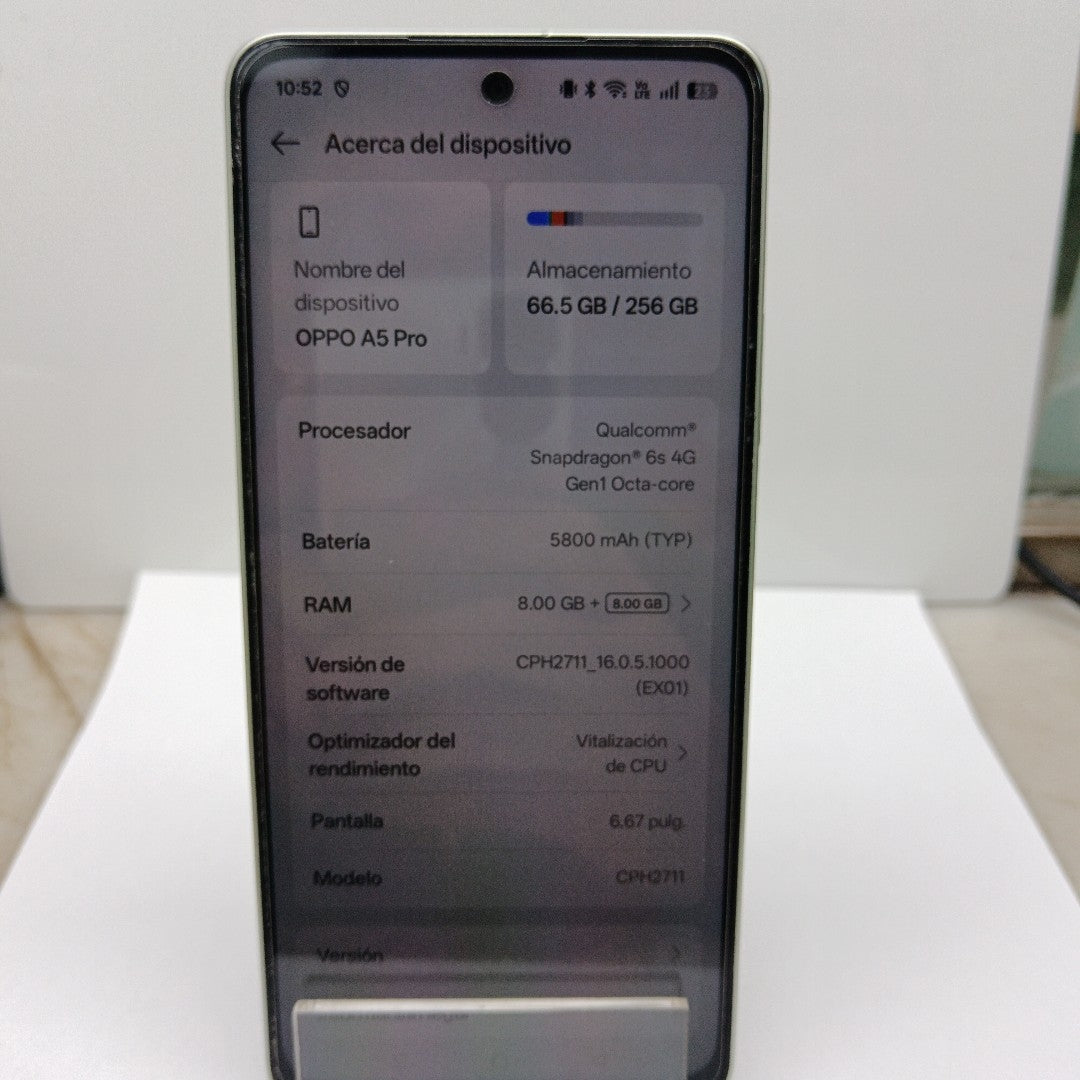 CELULAR OPPO A5 PRO CPH2711 (2025) 256 GB 8 GB RAM