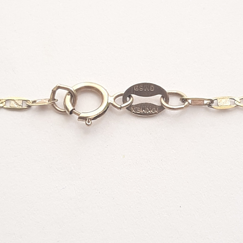CADENA ORO COMBINADO 10 K 1,60 GRMS (SEMINUEVO)