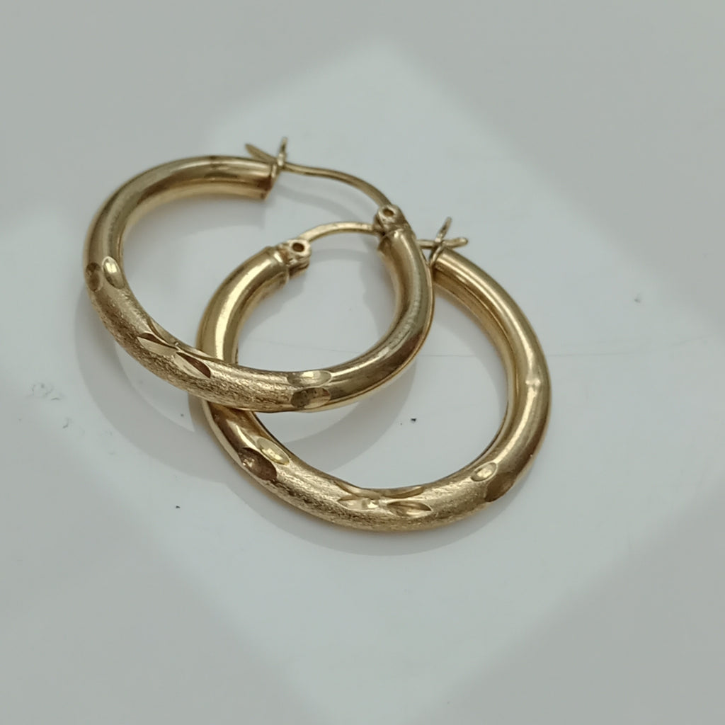 ARRACADAS PAR ORO 14 K 2,50 GRMS (SEMINUEVO)