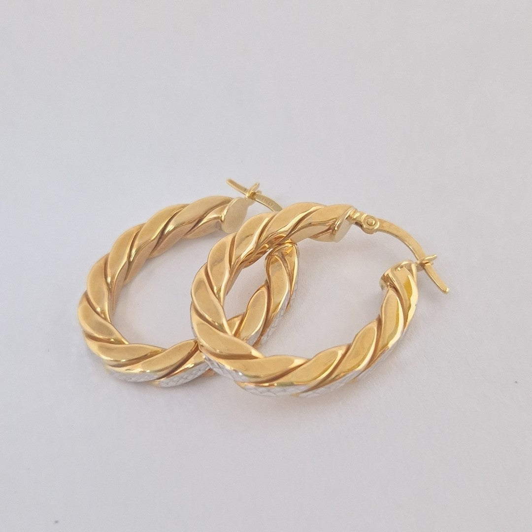 ARRACADAS PAR ORO 14 K 3,10 GRMS (SEMINUEVO)