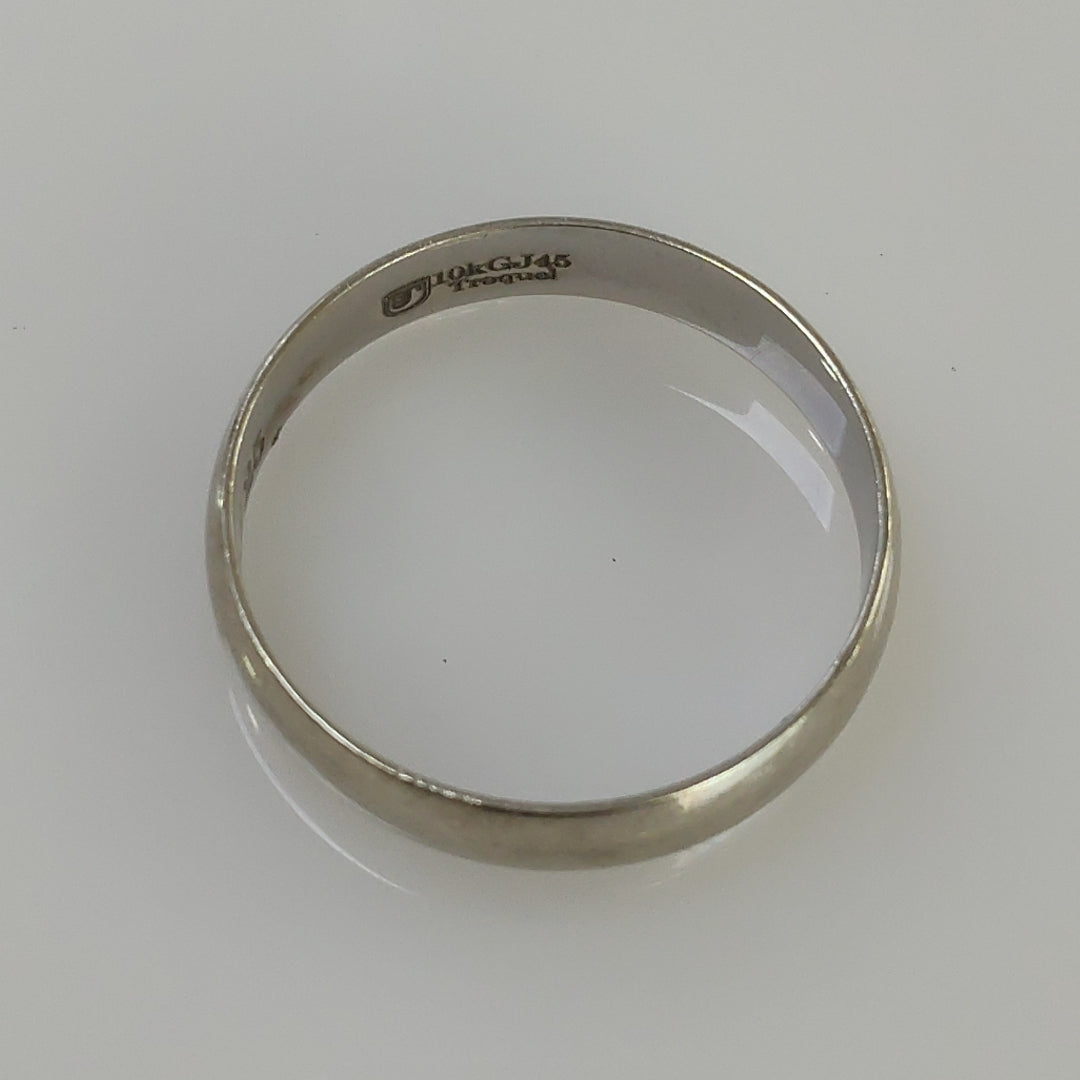 ARGOLLA ORO, ORO BLANCO 10 K 3.5 GRMS (SEMINUEVO)