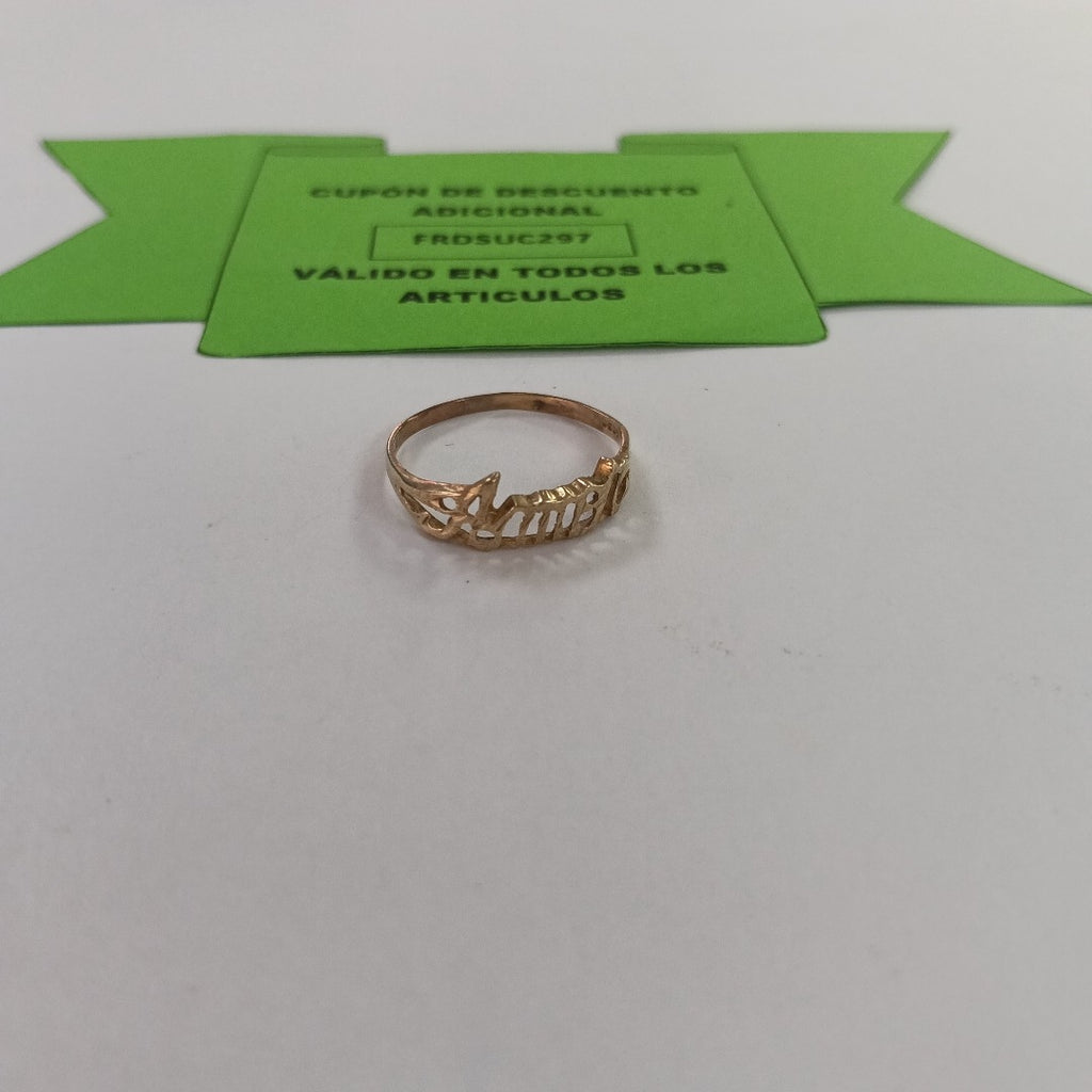 ANILLITO ORO 10 K 1.1 GRMS (SEMINUEVO)