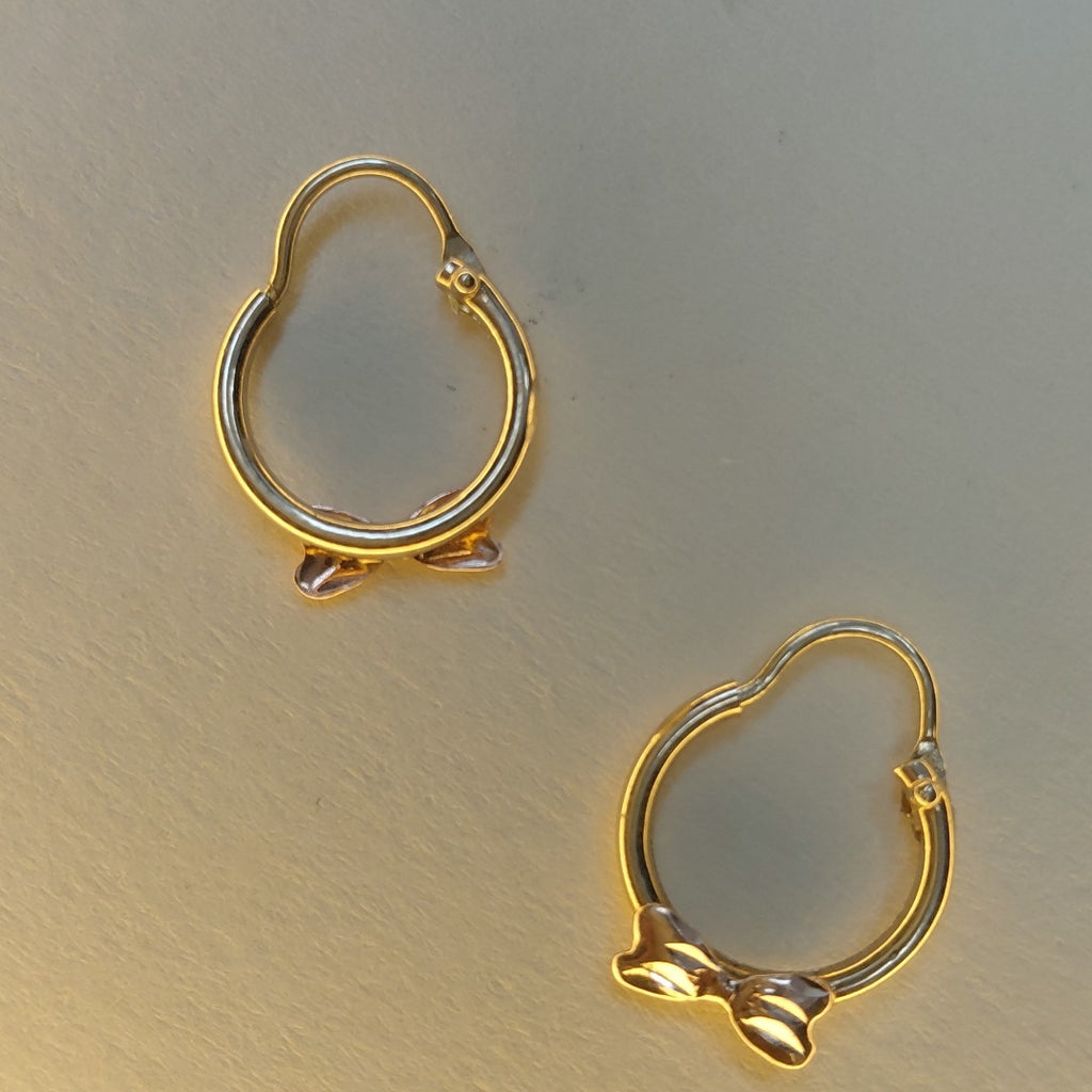 ARRACADAS PAR ORO 10 K 0.8 GRMS (SEMINUEVO)