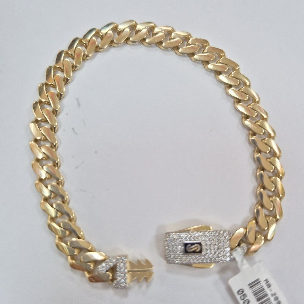 PULSERA CABALLERO MONACO ORO 14K 11.7 (NUEVO)