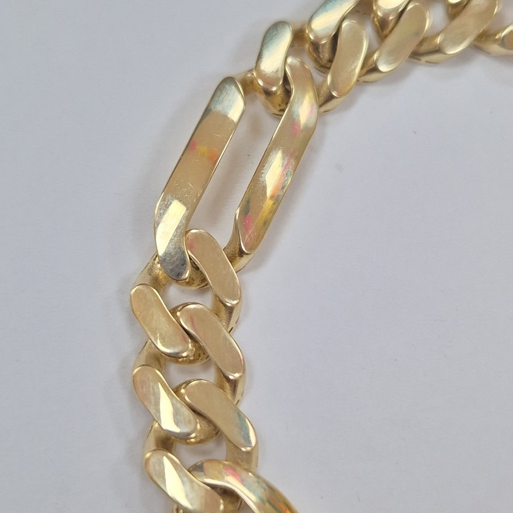 PULSERA CABALLERO MONACO ORO 14K 14.9 (NUEVO)