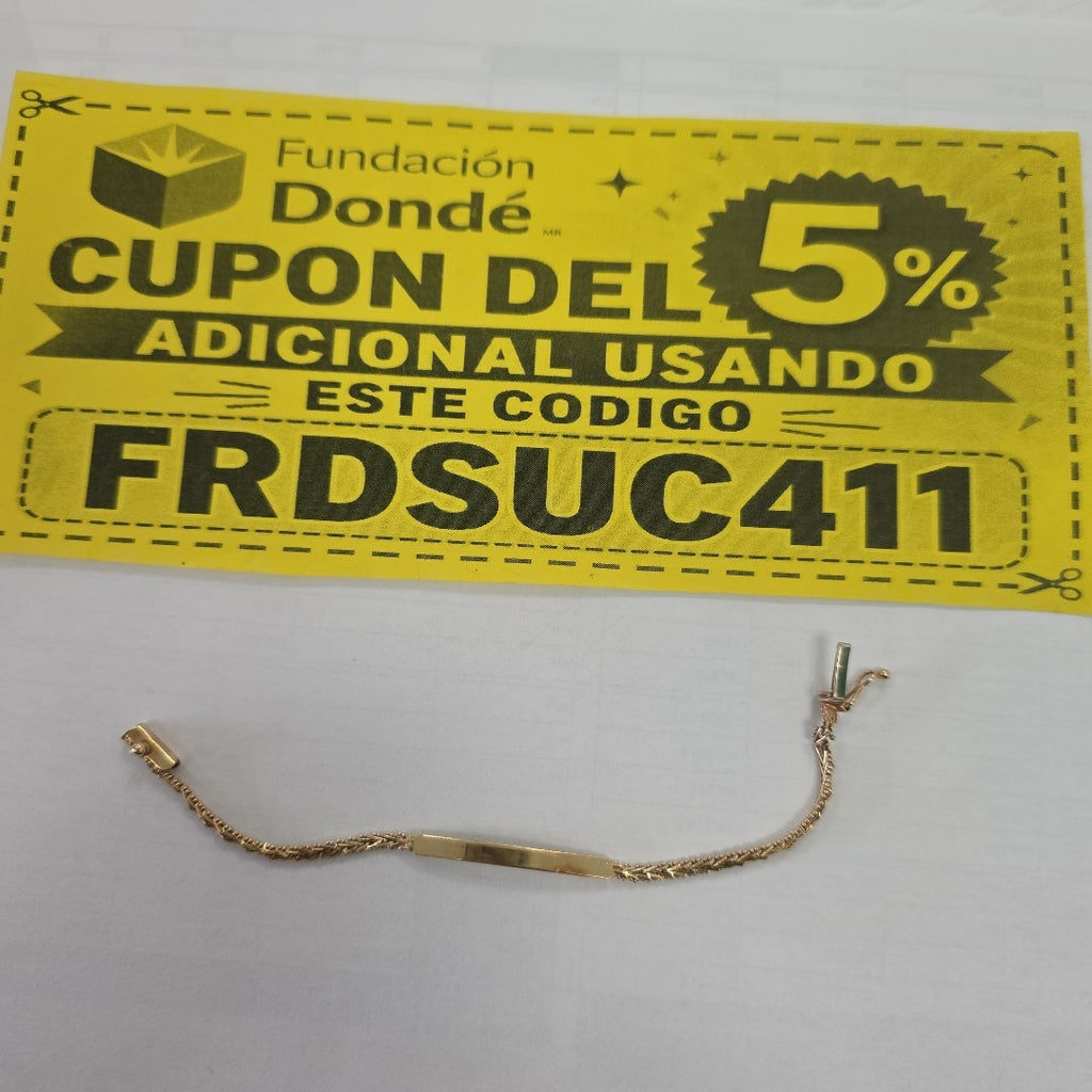 ESCLAVA ORO 14 K 4,20 GRMS (SEMINUEVO)