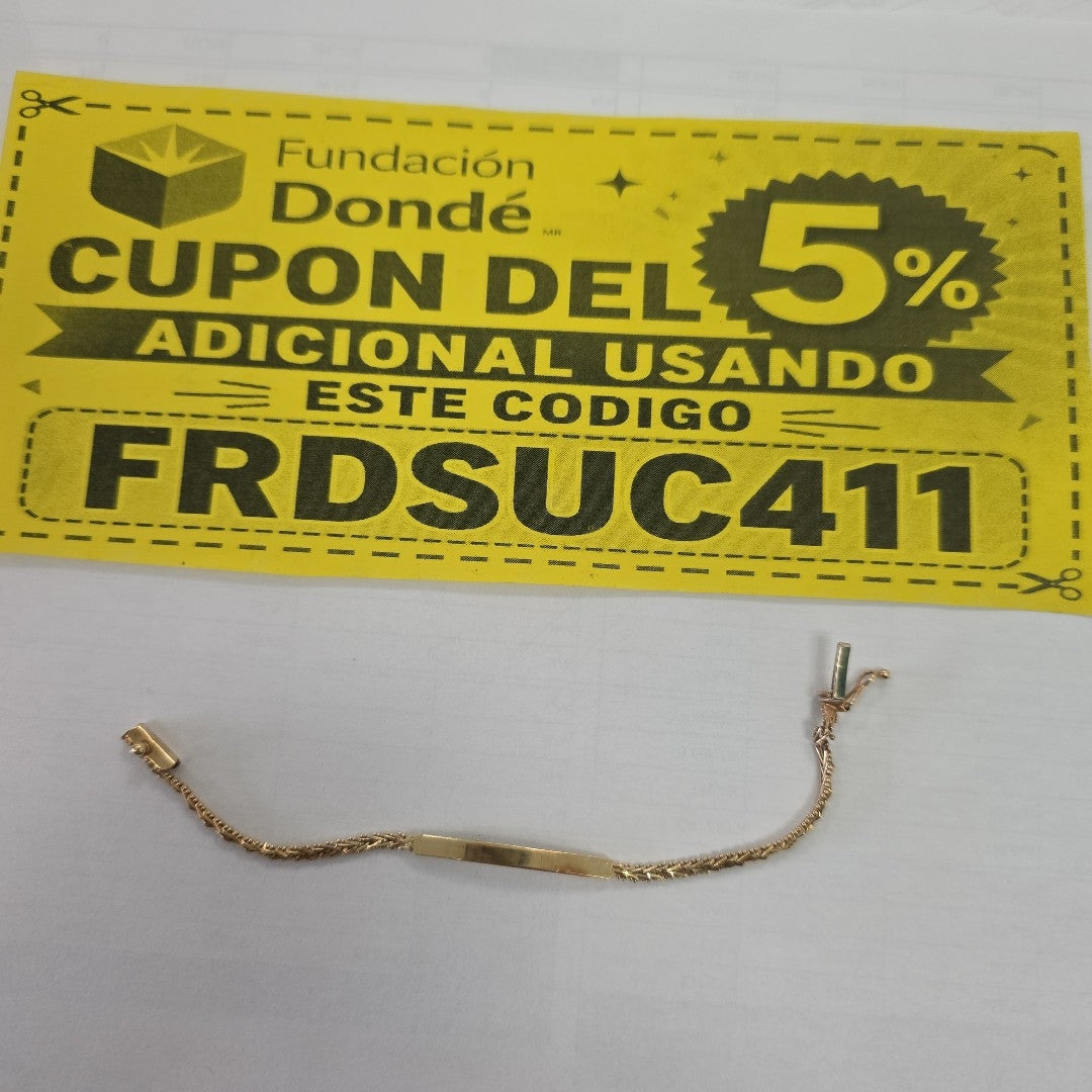 ESCLAVA ORO 14 K 4,20 GRMS (SEMINUEVO)