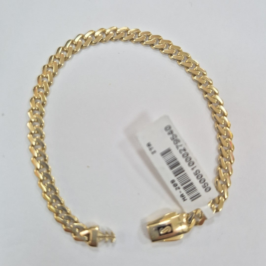 PULSERA MONACO ORO 14K 4.8 (NUEVO)