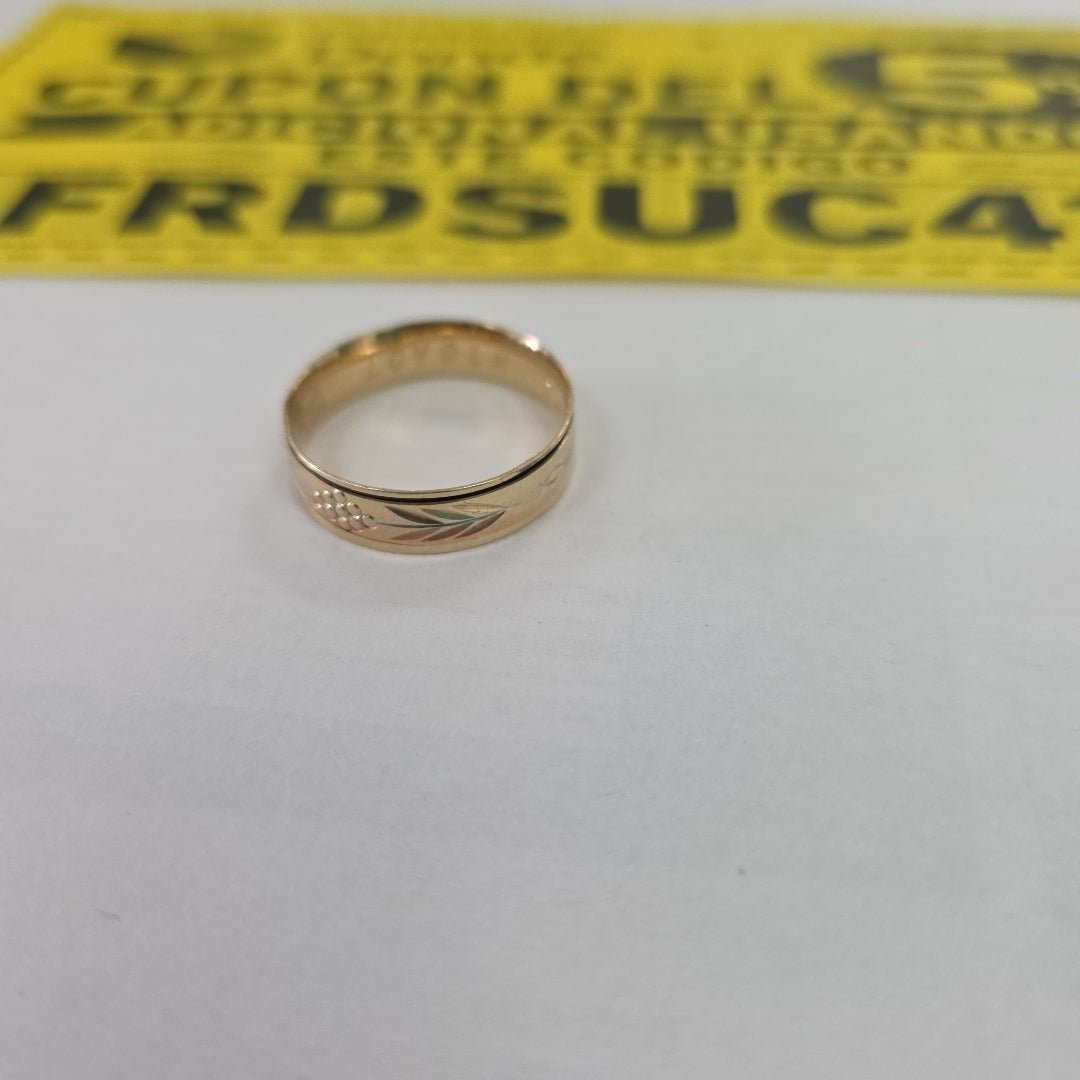 ARGOLLA ORO 14 K 4,00 GRMS (SEMINUEVO)
