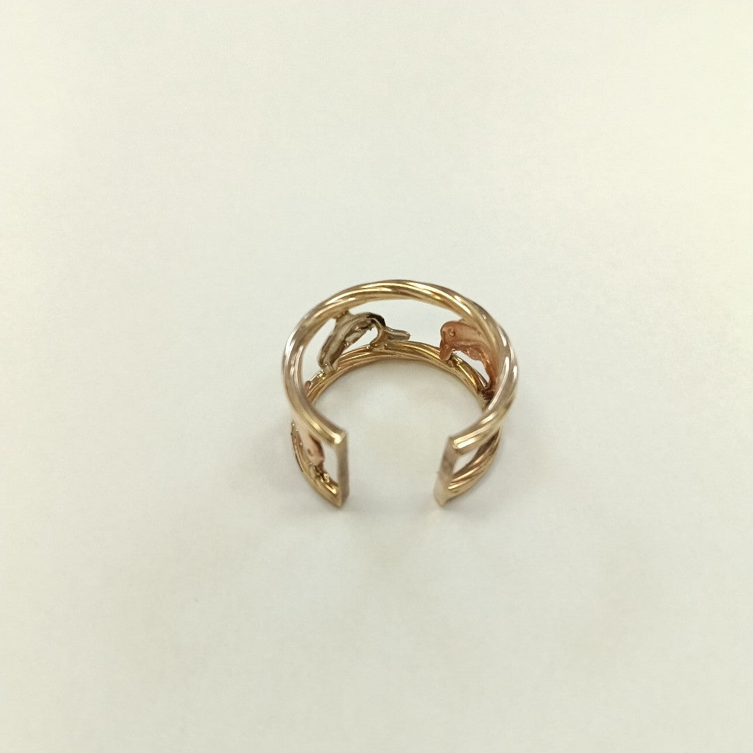 ANILLITO ORO, ORO COMBINADO 14 K 2.5 GRMS (SEMINUEVO)