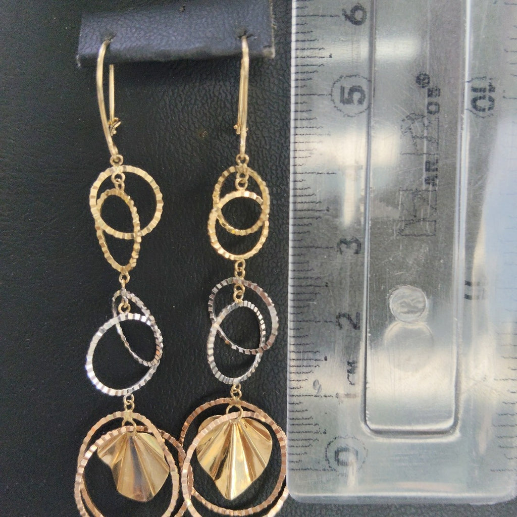 ARETES PAR ORO 14 K 2.9 GRMS (SEMINUEVO)