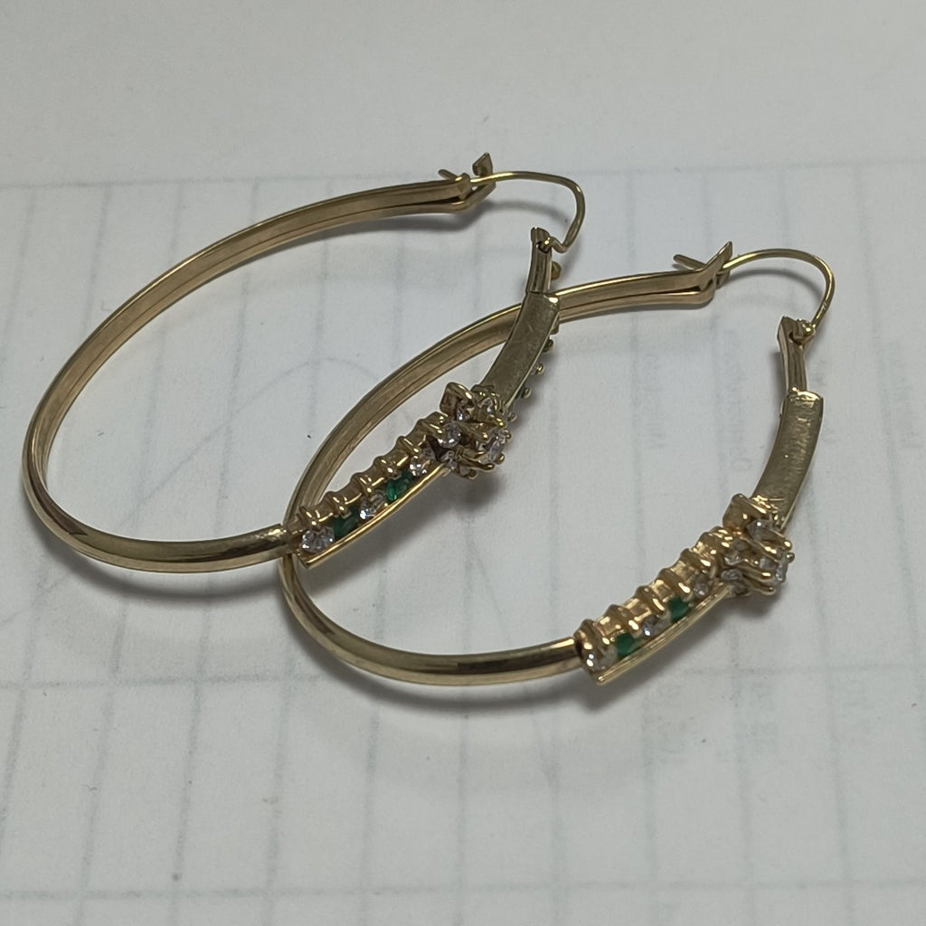 ARETES PAR ORO 10 K 6,00 GRMS (SEMINUEVO)