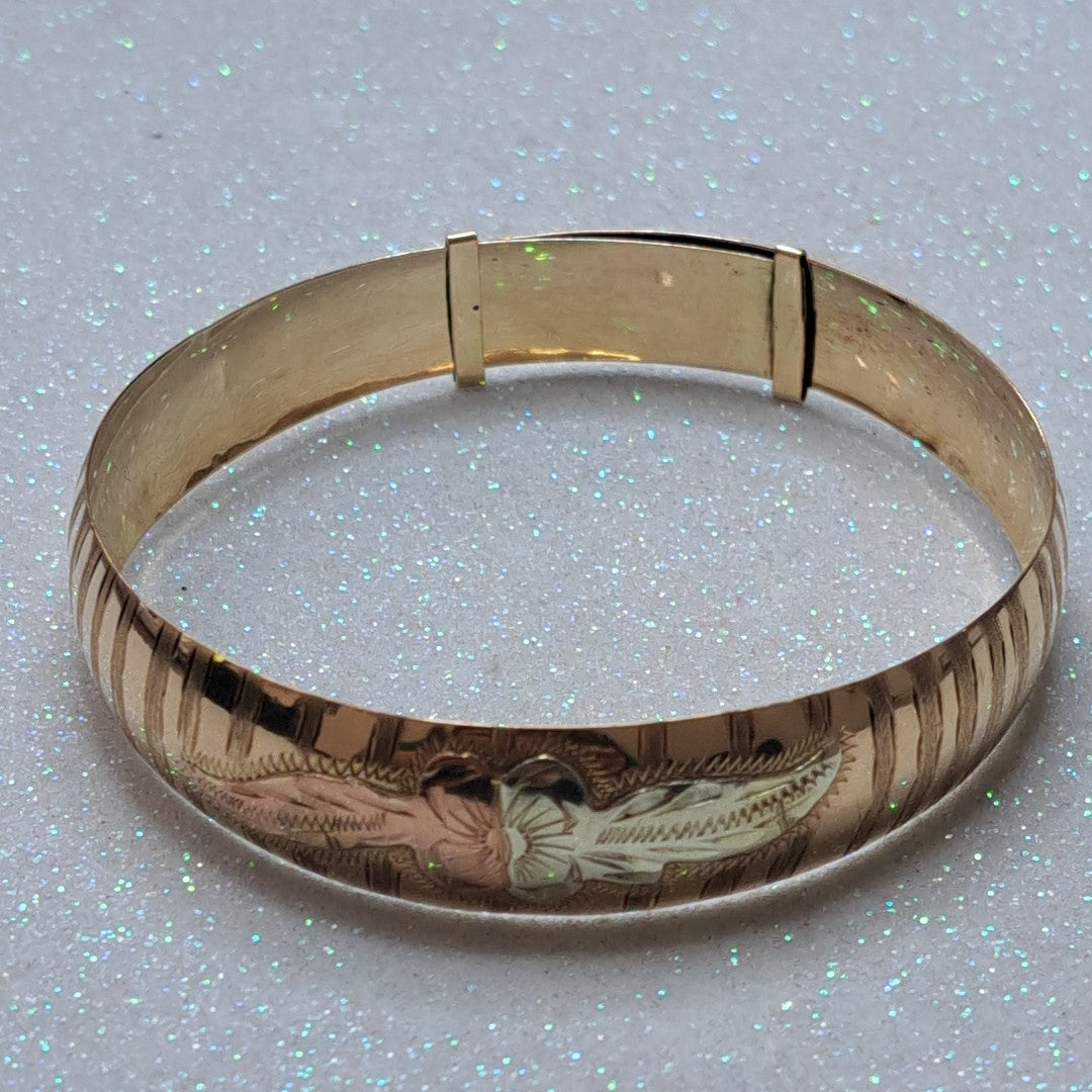 PULSERA RIGIDA ORO 8 K 10,40 GRMS (SEMINUEVO)