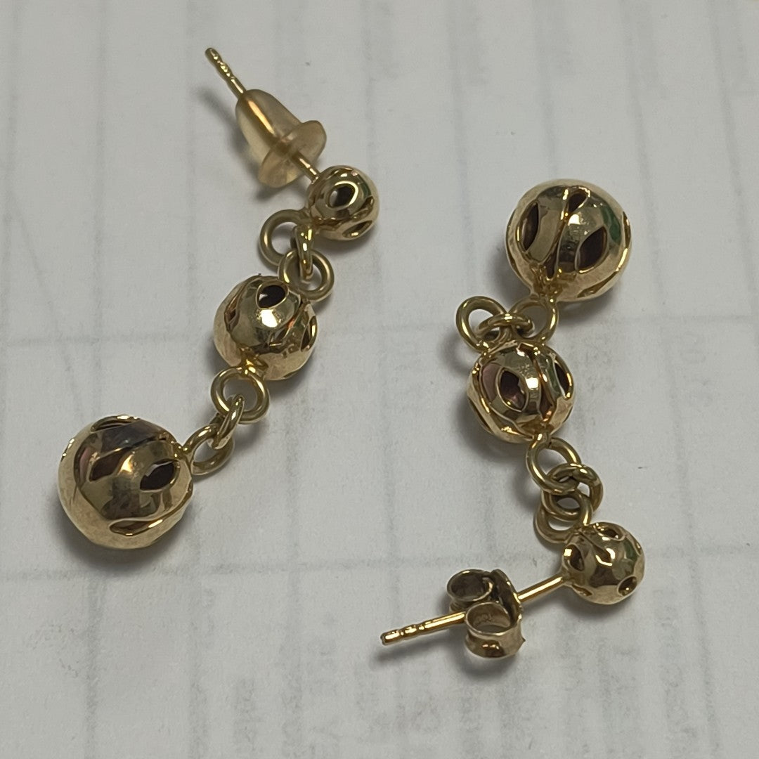 ARETES PAR ORO 14 K 3,60 GRMS (SEMINUEVO)
