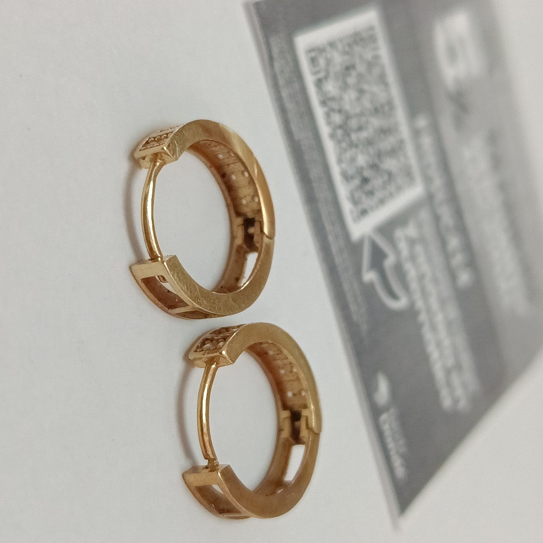 ARRACADAS PAR ORO 10 K 2,10 GRMS (SEMINUEVO)