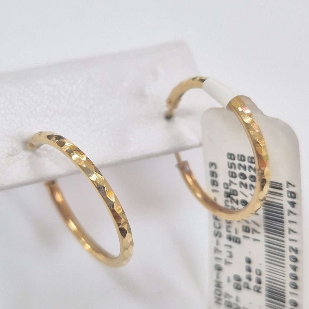 ARRACADAS PAR ORO 14 K 1,20 GRMS (SEMINUEVO)
