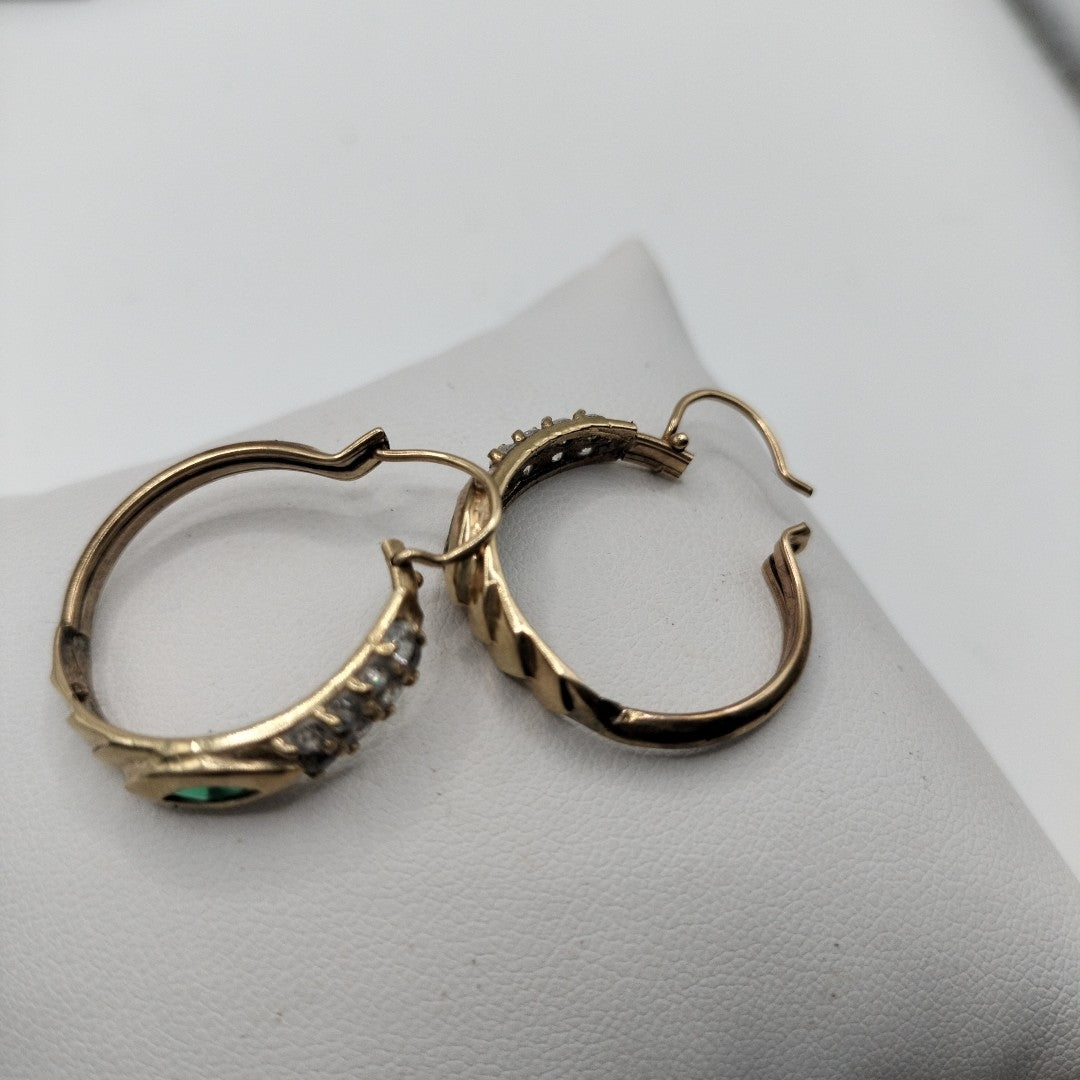 ARRACADAS PAR ORO 8 K 4,40 GRMS (SEMINUEVO)