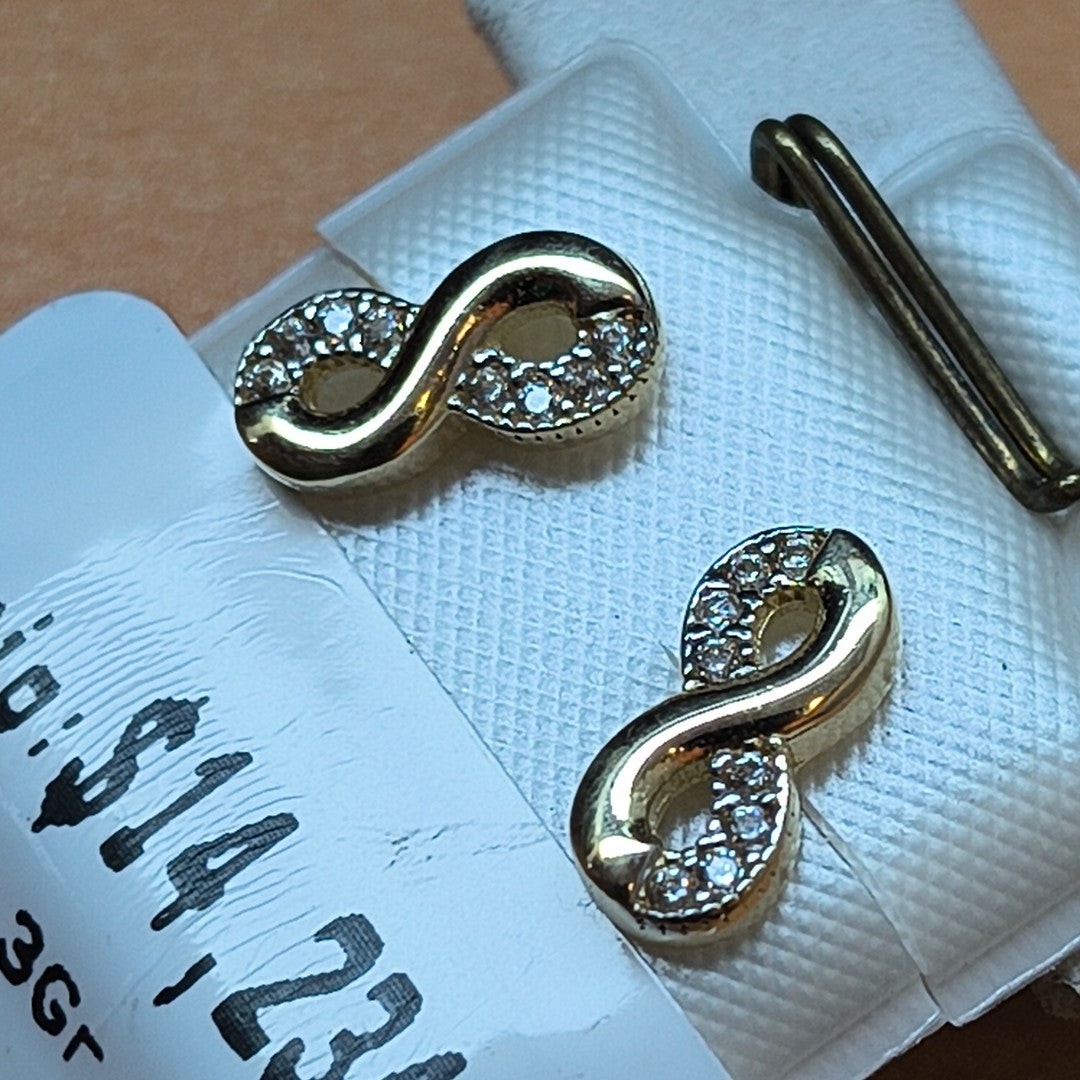 BROQUELES ORO 14K 1.3 (NUEVO)