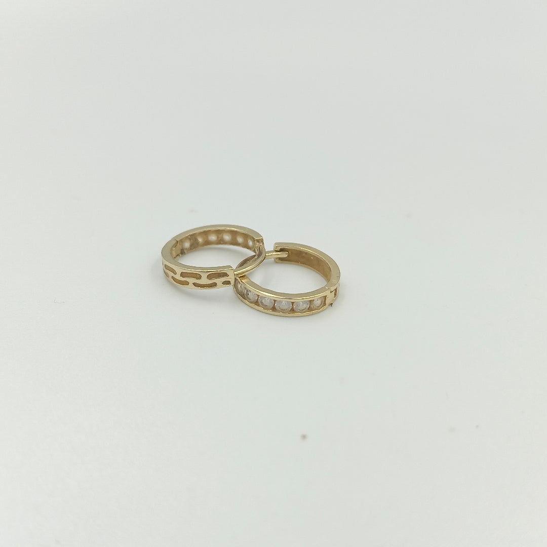 ARRACADAS PAR ORO 10 K 1.1 GRMS (SEMINUEVO)