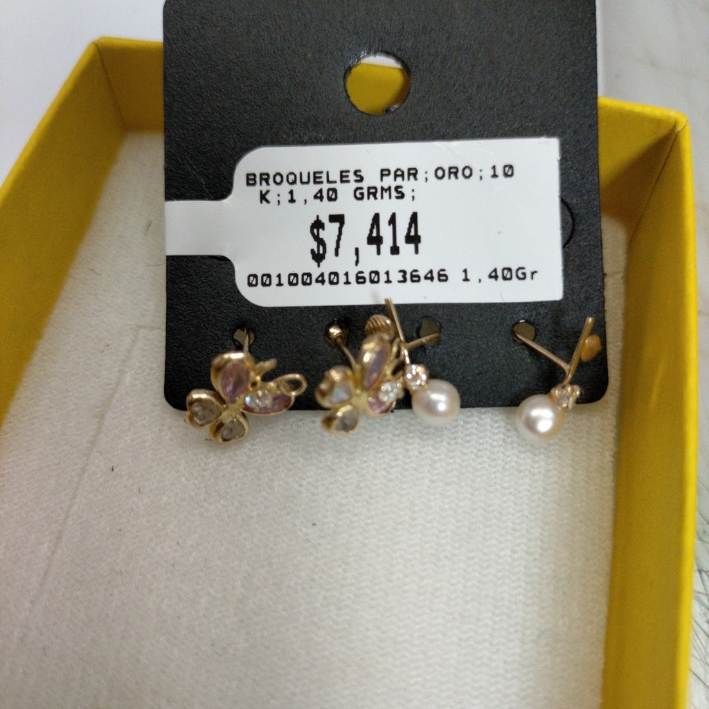 BROQUELES PAR ORO 10 K 1,40 GRMS (SEMINUEVO)