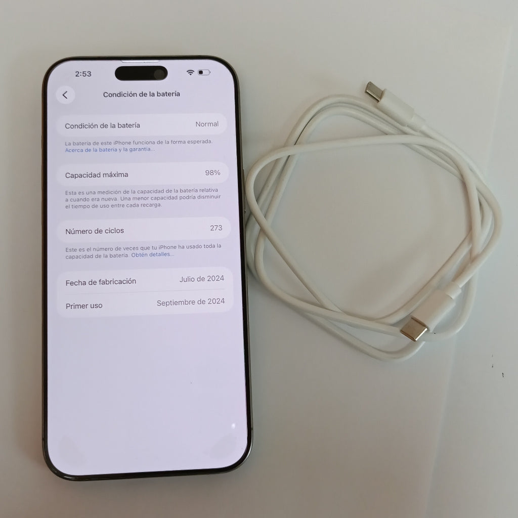 CELULAR APPLE IPHONE 16 PRO MAX A3084 (2024) 512 GB 8 GB RAM (SEMINUEVO)