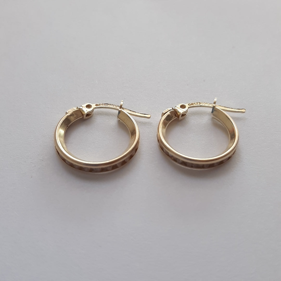 ARRACADAS PAR ORO 10 K 1,30 GRMS (SEMINUEVO)