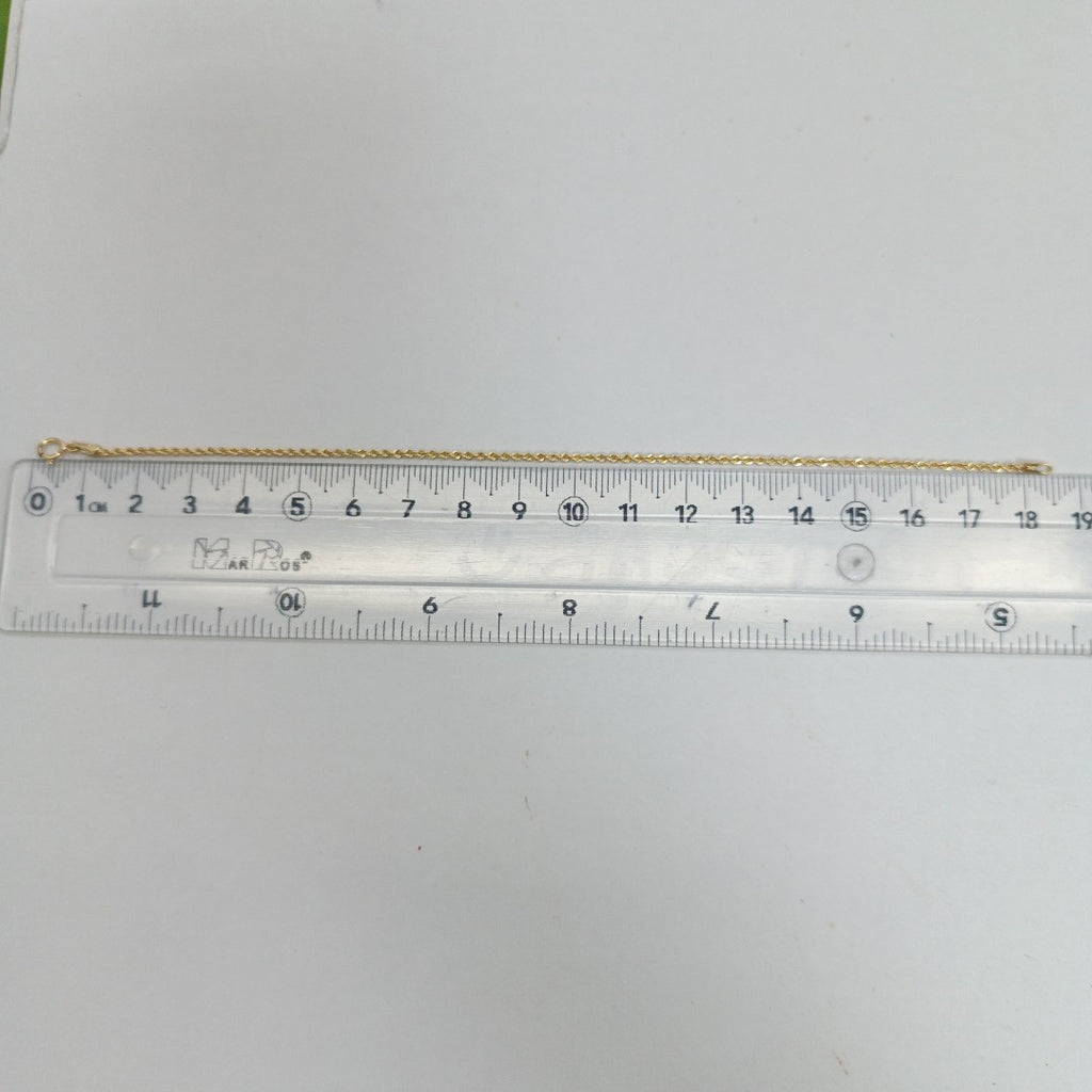 PULSERAS DAMA TORSAL ORO 14K 0.7 (NUEVO)