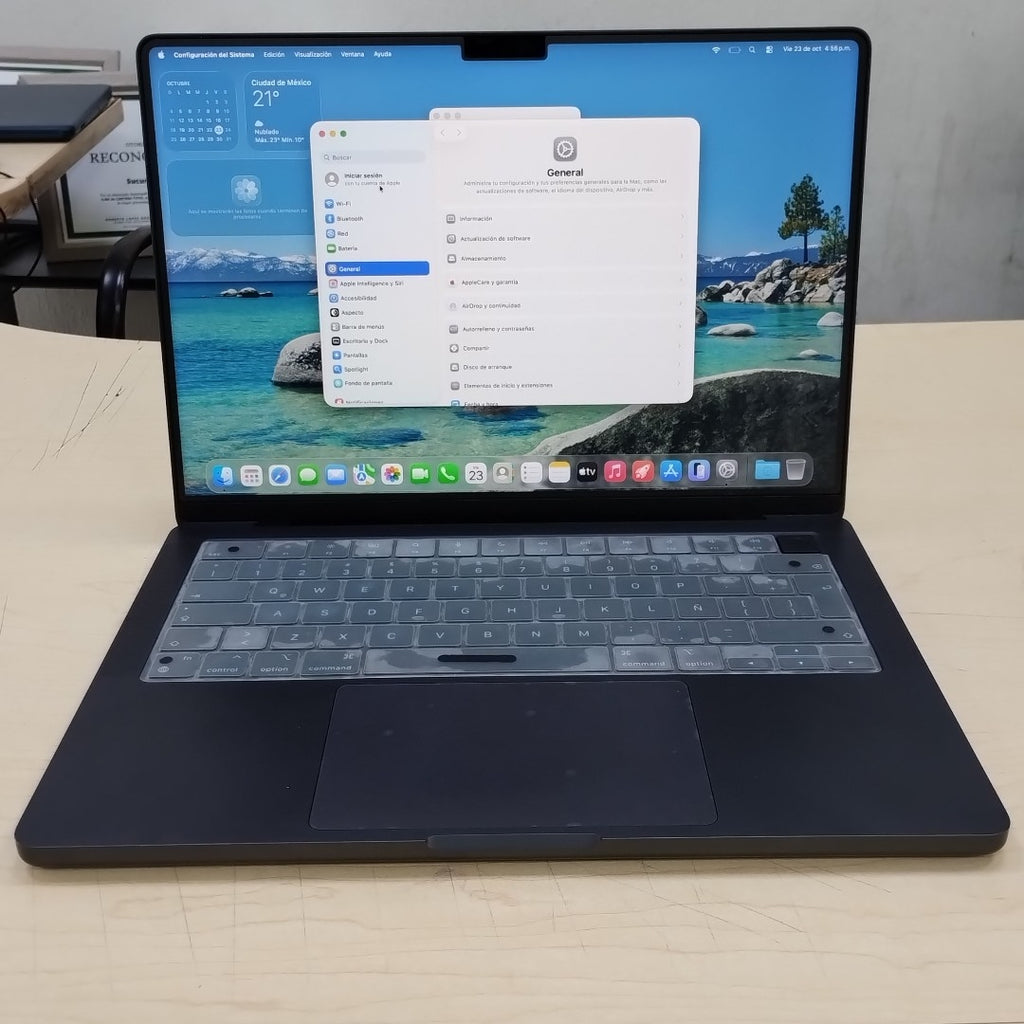 LAPTOP APPLE MACBOOK PRO 14" 2023 A2992 (CPU 12/GPU 18) 1 TB SSD 18 GB RAM (SEMINUEVO)