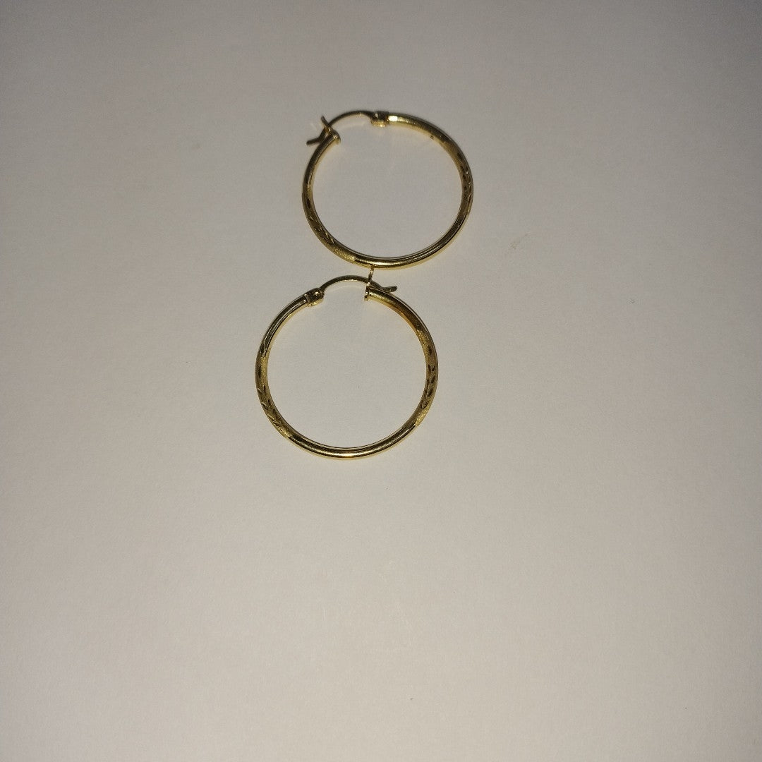 ARRACADAS PAR ORO 14 K 2.5 GRMS (SEMINUEVO)