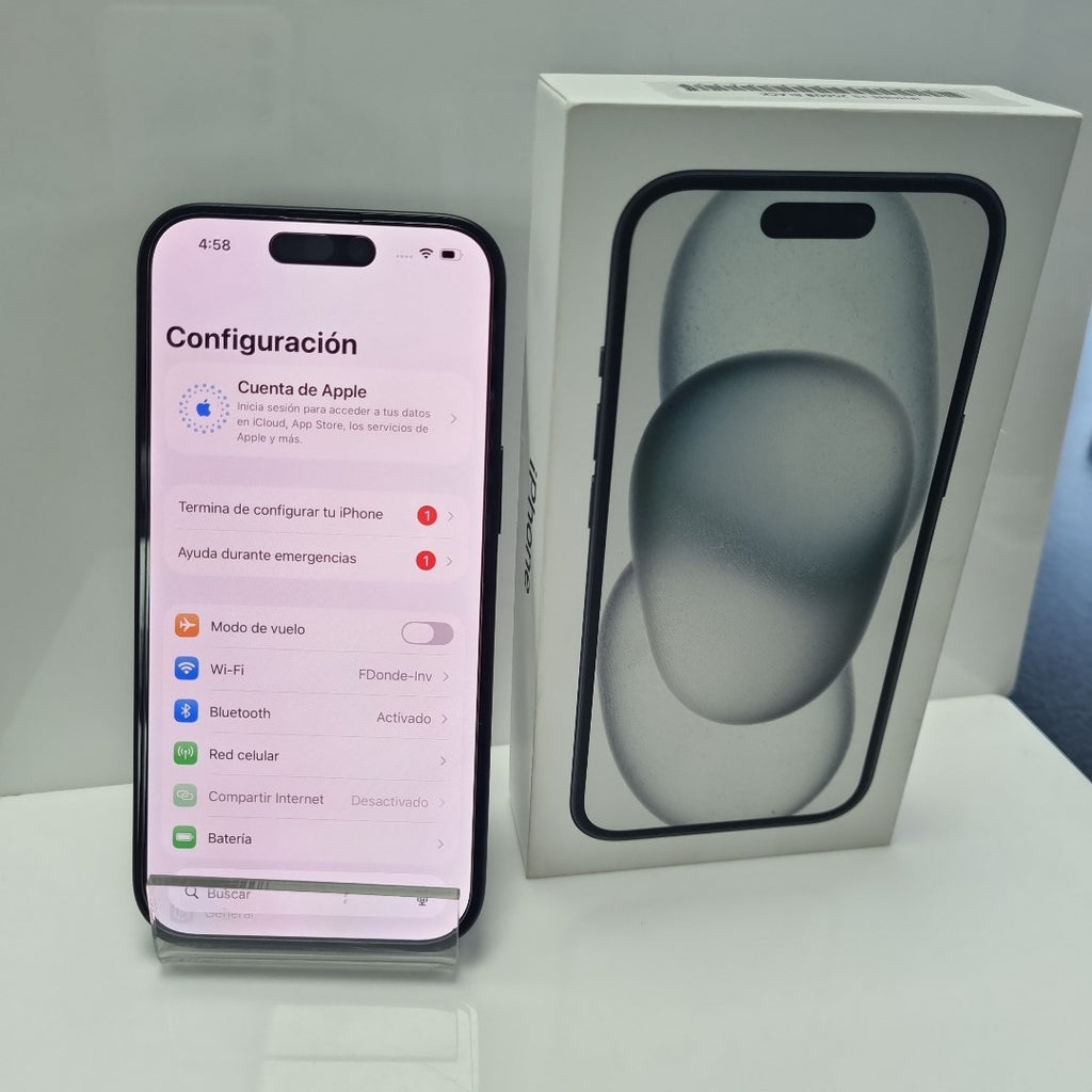 CELULAR APPLE IPHONE 15 A3089 (2023) 256 GB 6 GB RAM (SEMINUEVO)