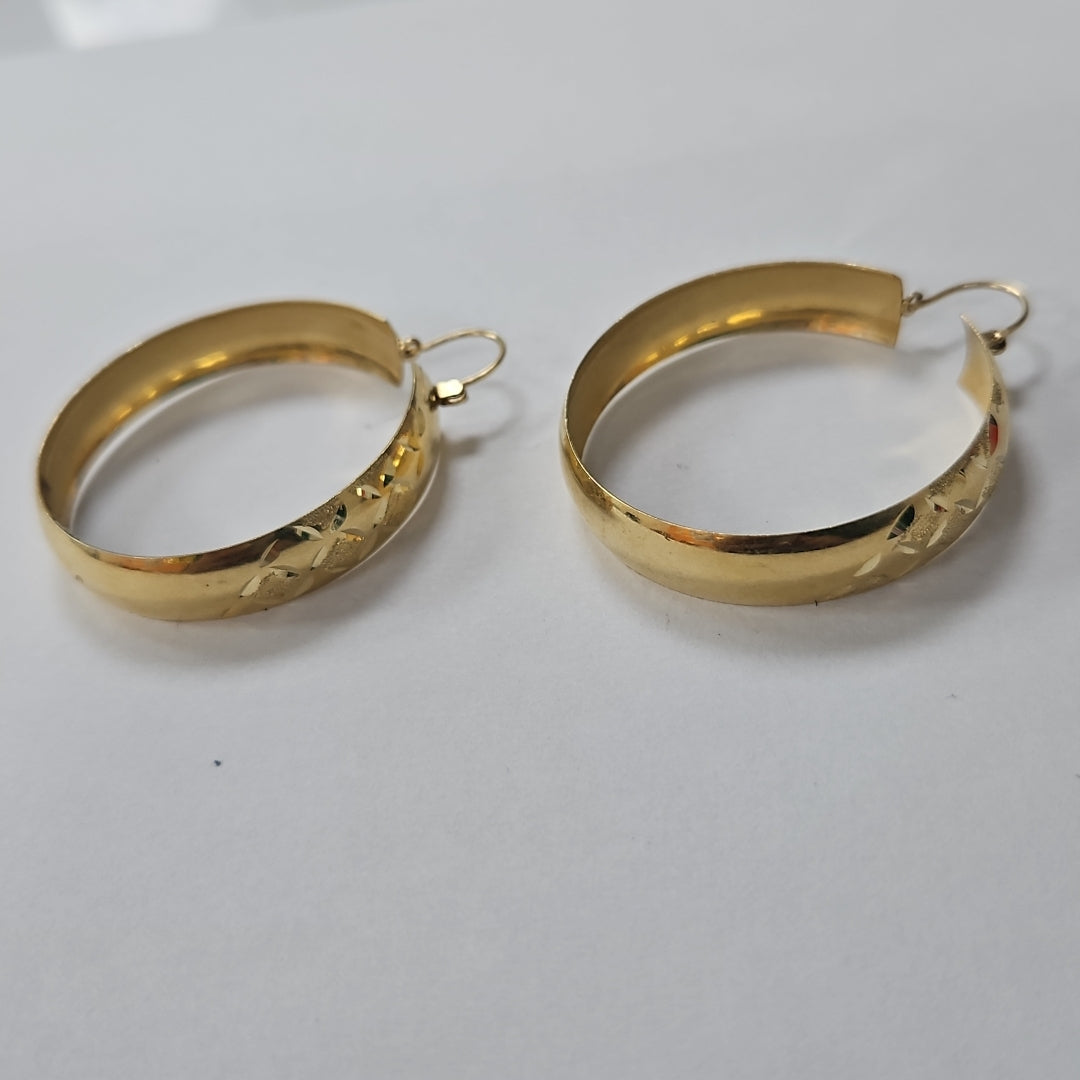 ARRACADAS PAR ORO 14 K 8,20 GRMS (SEMINUEVO)