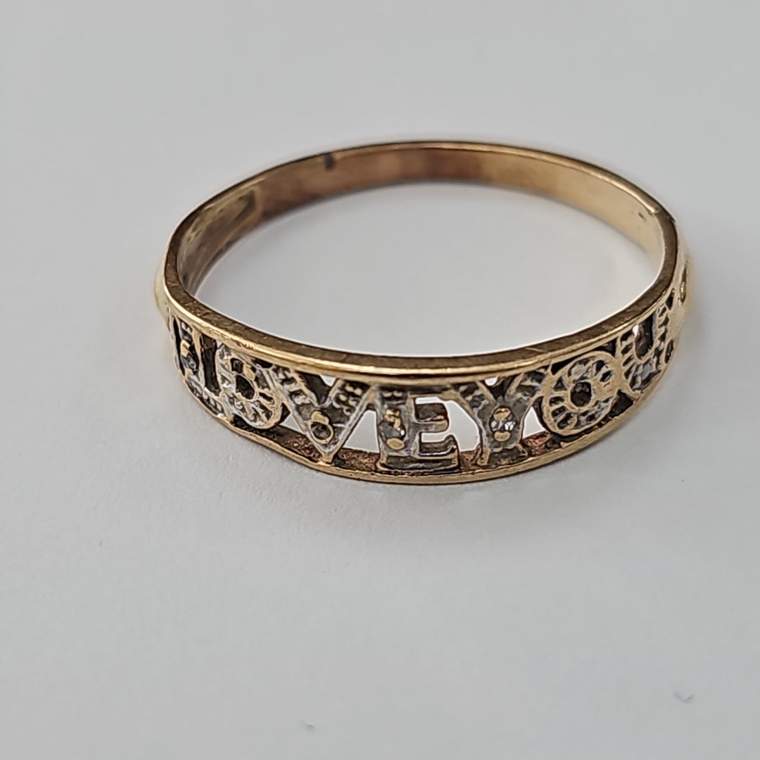 ANILLO DE GRADUACIÓN ORO 10 K 1.7 GRMS (SEMINUEVO)
