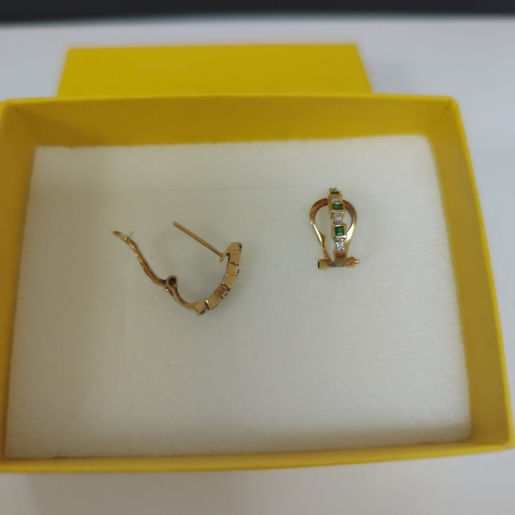 ARETES PAR ORO 14 K 2,10 GRMS (SEMINUEVO)