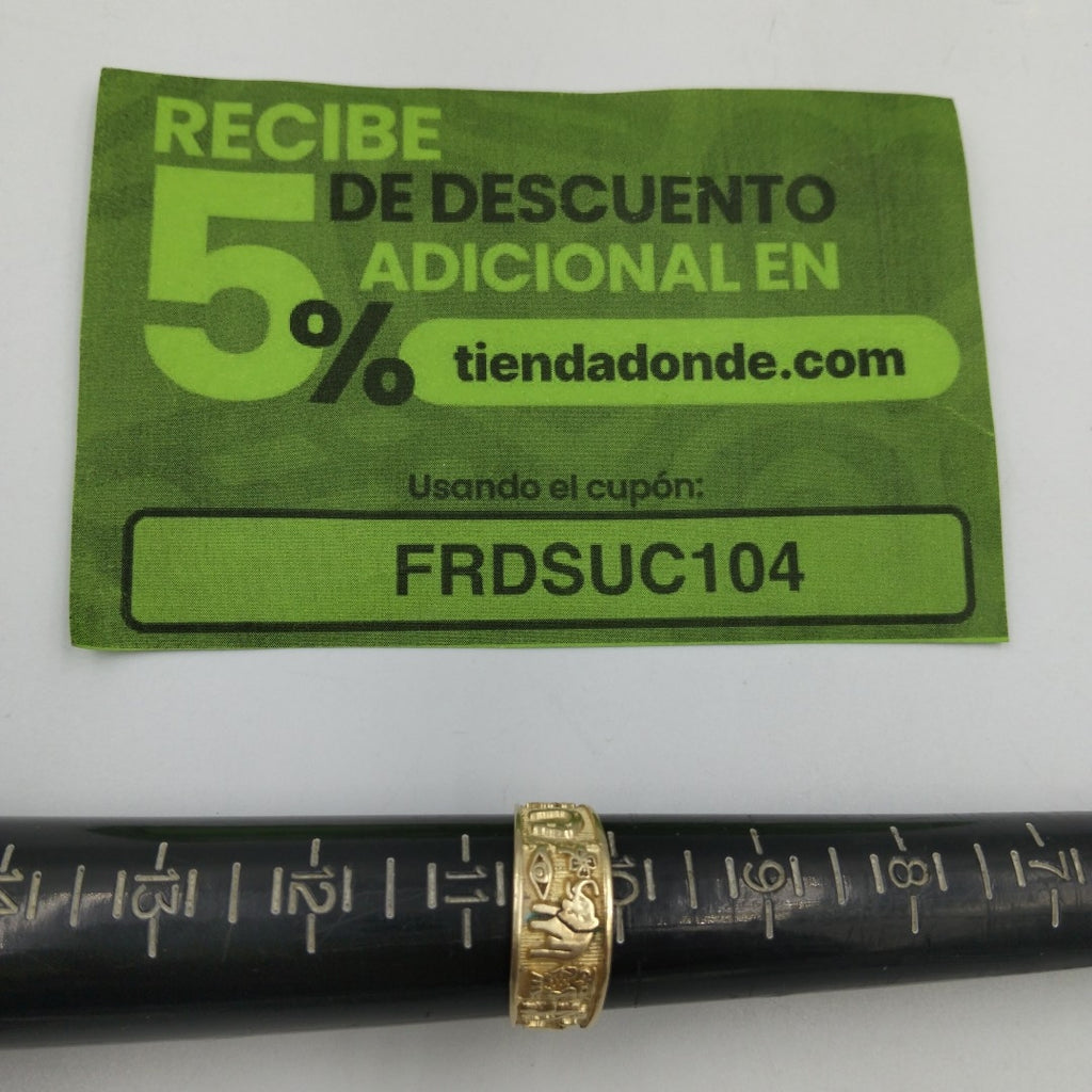 ANILLO ORO 10 K 5.4 GRMS (SEMINUEVO)